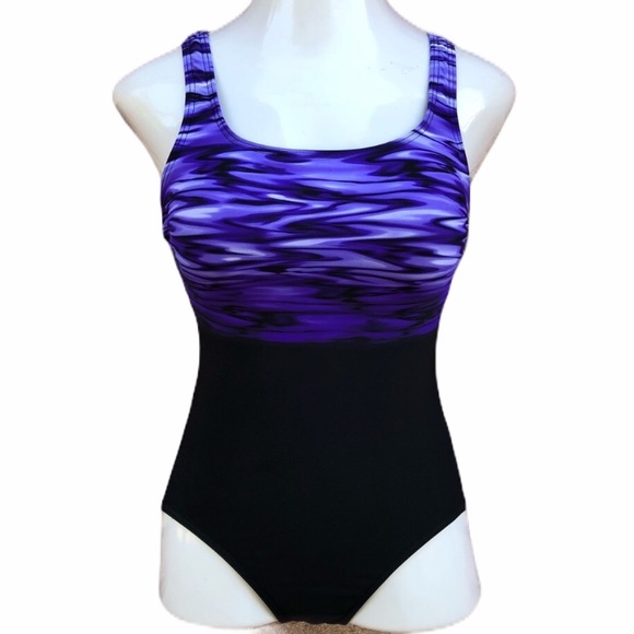 Reebok Other - Reebok black and purple swimsuit
